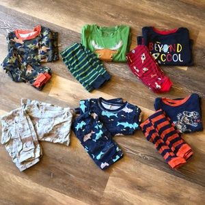 6 pairs 4T Snug Fit PJs